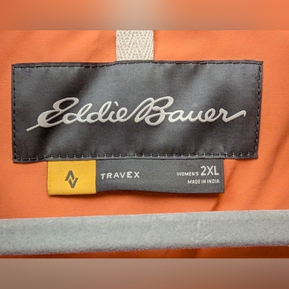 Eddie Bauer Travex size 2XL Vest in orange drawstring waist - Picture 3 of 15